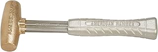 American Hammer AM2BZAG Bronze Alloy Non Marring Tapping Hammer, 2 lb, 2.5