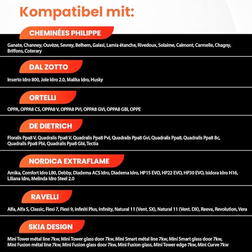 Keramikzünder für Pelletofen - Speziell für NORDICA EXTRAFLAME/SKIA/RAVELLI/DAL ZOTTO - 300 W, 89/94 mm, Ø 11,5 mm, Gewinde 3/8 mit Anschlüssen - PSX 6-240-B -1 Jahr Garantie