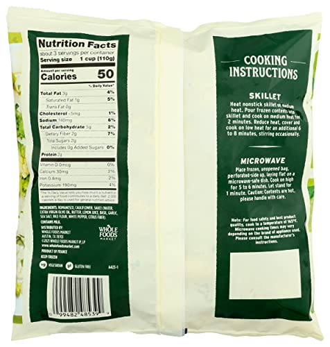 Whole Foods Market, Romanesco Cauliflower Vegetable Blend, 12 Ounce #TOP1
