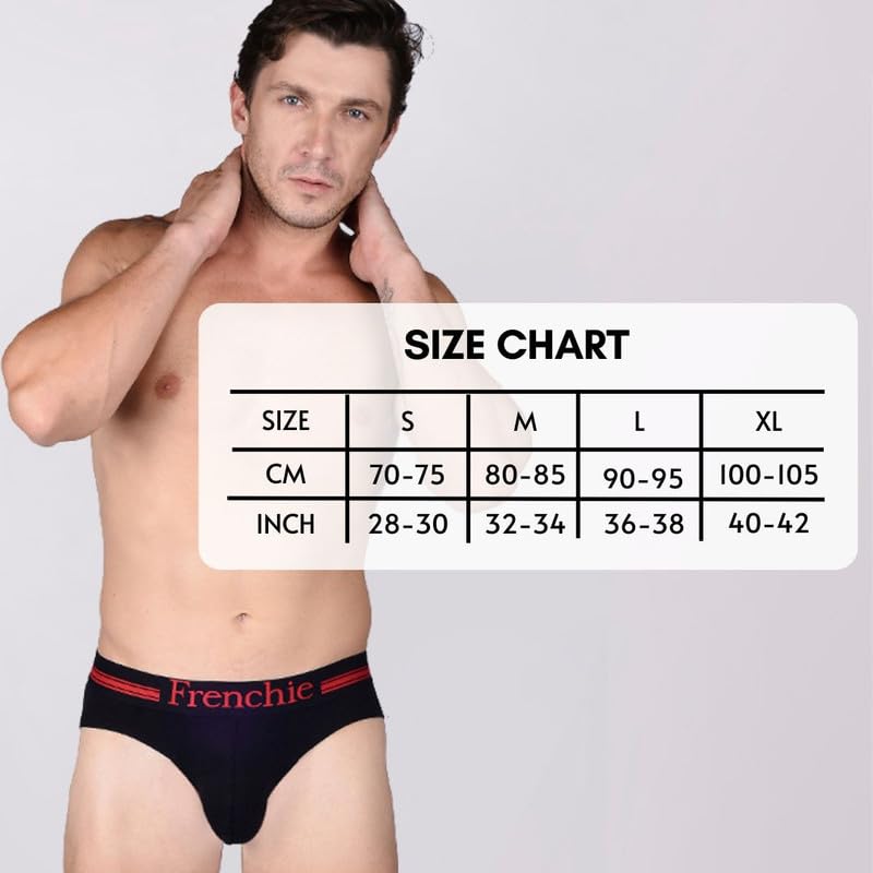 Image of VIP Frenchie Casuals 4002 Men's Cotton Rib Essential Briefs
