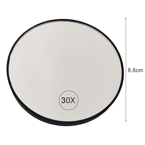 Miniatura 7 de Smalibal Espejo de maquillaje con pinzas, espejo de aumento desmontable de 30X, espejo de maquillaje de aumento de mano, espejo de baño, regalo para