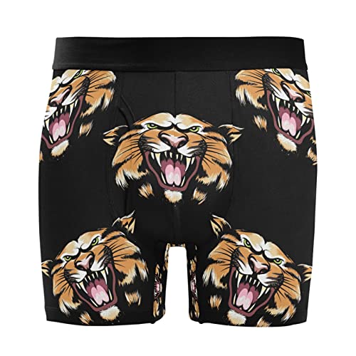 Bóxer para hombre Vnurnrn ropa interior de tigre elástica para el día a día