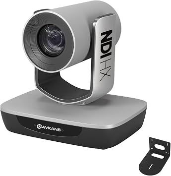 NDI Camera AI Tracking with 20X Zoom 3G-SDI HDMI USB Video, Budget PTZ Camera for Church Worship Live Streaming, PoE IP Livestream Video Camcorder for Video ProductionAV-E20-NDI