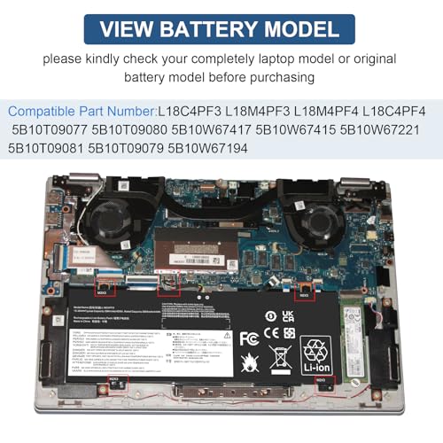 Image of L18C4PF3 L18M4PF3 L18M4PF4 L18C4PF4 Laptop Battery for Lenovo ideapad C340-14API C340-14IML C340-14IWL S540-14API S540-14IML S540-14IWL Flex-14IML Flex-14API 81SS000DUS 81SS0005US 5B10T09081