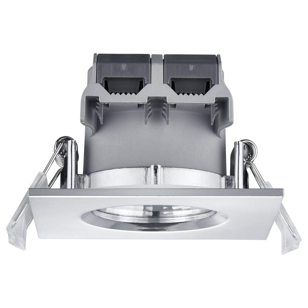 Trio Leuchten Zagros 650610106 Spot LED encastrable en métal chromé avec 1 LED 5,5 W
