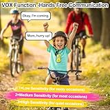 AWANFI Walkie Talkies for Kids Rechargeable 2 pack, Long Range 2 Way Radio with Flashlight & VOX, USB-C Charging, Outdoor Toys for Camping, Birthday Xmas for Boys Girls Age 3-12 - Image 5