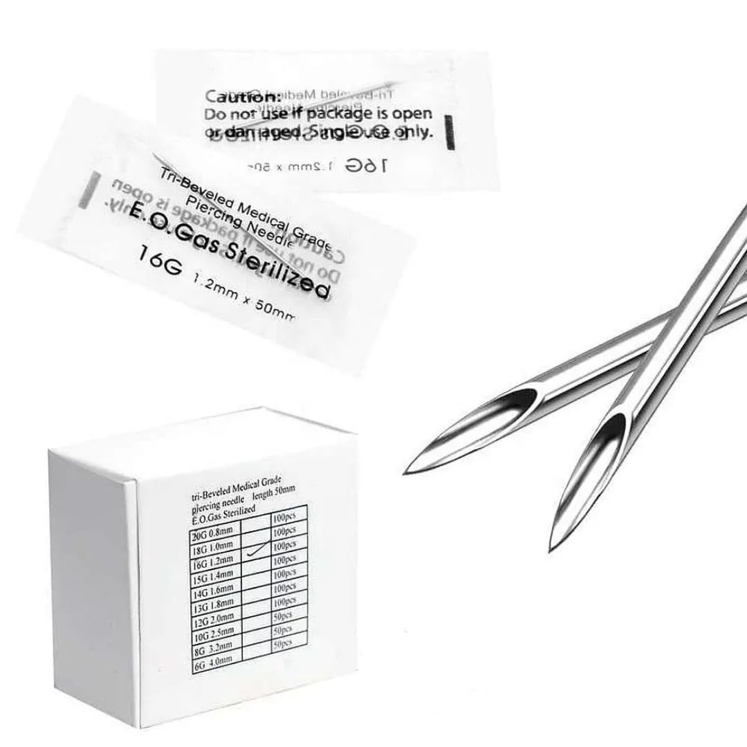 Tat Rabbit Piercing Needles, Disposable, 25 Pieces pack (16G)-image-36