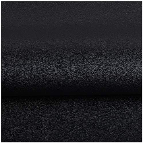Anti Scratch Waterproof 0.8mm Thick Leather Soft Leather Artificial Leather H,Made Works of Art All-Natural Ingredients（Black, 140cm*100cm）(Size:4M)