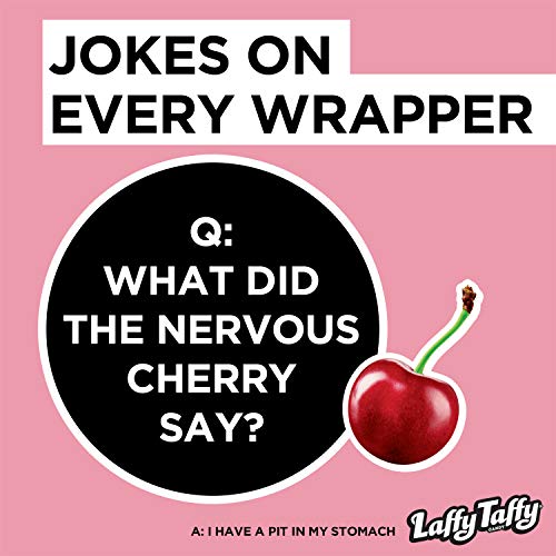 Laffy Taffy Candy Jar, Cherry, 145 Pieces #TOP4
