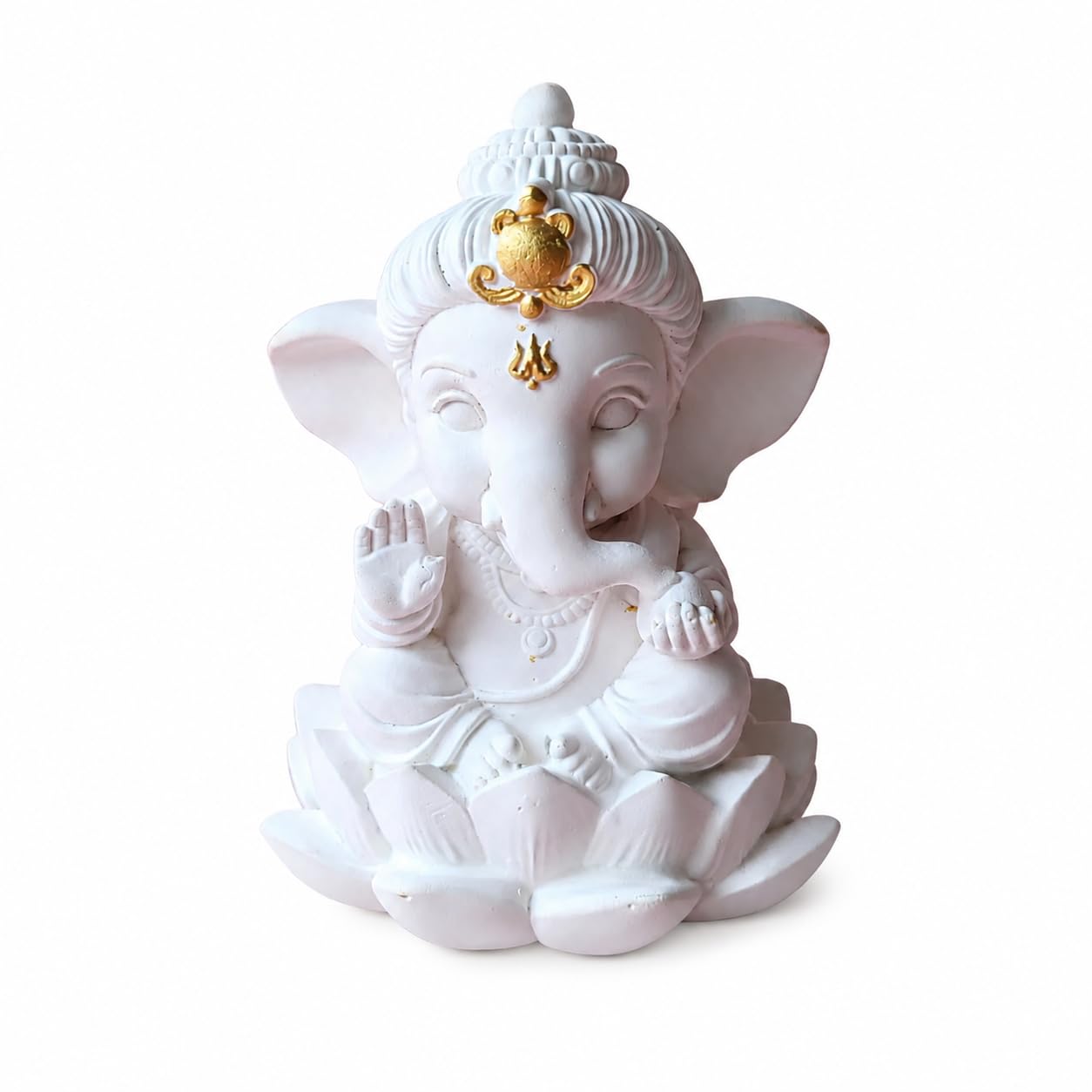 DIY Paint Your Own Ganesha Fridge Magnet Kit for Kids & Adults | Ceramic Ganesh Idol Painting Craft Set with 6 Acrylic Paints, Brush & Strong Magnet Return Gift | Home Decor-image-45