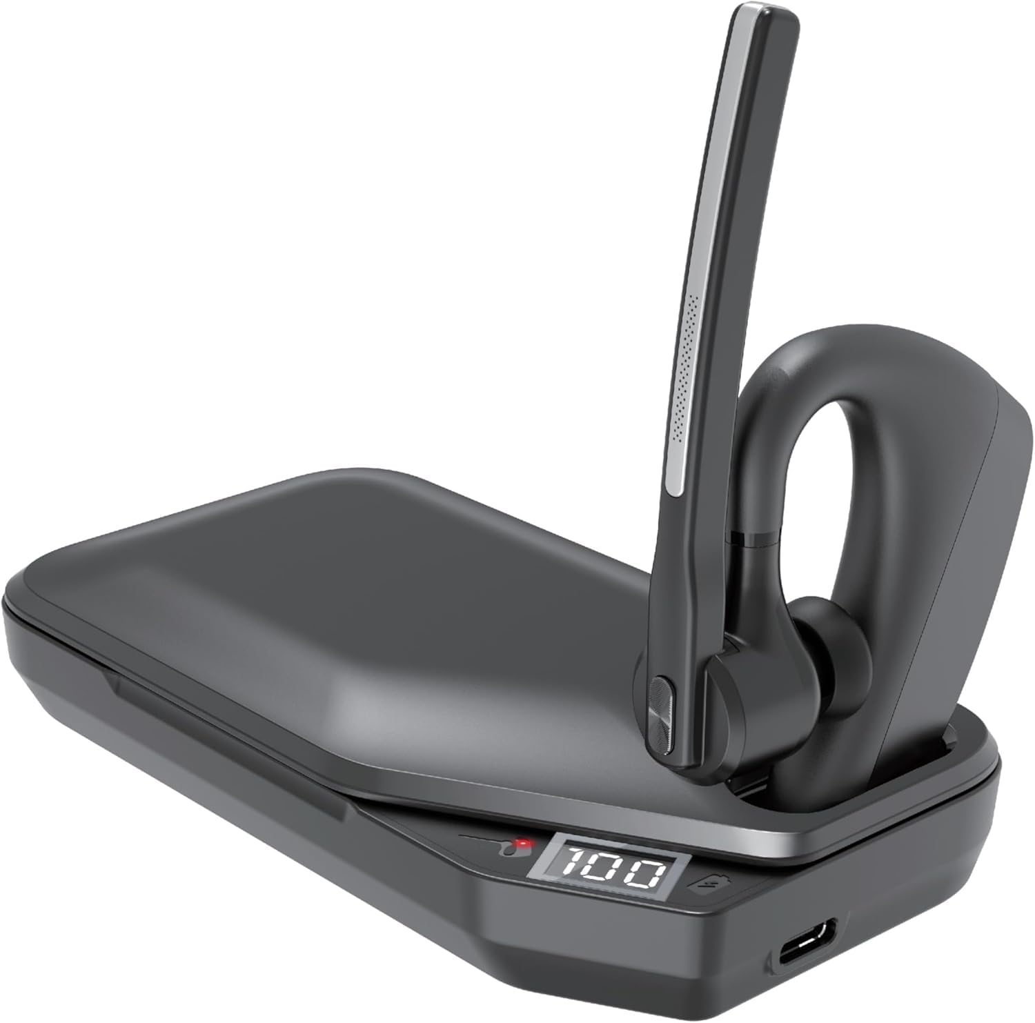 Bluetooth Headset V5.2, Wireless Earbuds with 750mAh Charging Case, 64 Hours Talk Time, Bluetooth Earbuds Wireless Phone with CVC 8.0 and ENC Dual Microphone for iPhone/Android/Laptop