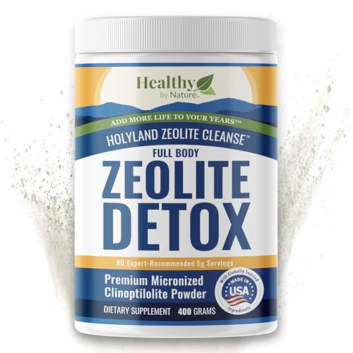 HolyLand Zeolite Cleanse - Zeolite Detox Powder (400 Gram Value Size) - Clinoptilolite Natural,