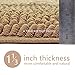 DEARTOWN Chenille Shaggy Bath Rug Mat, Luxury Soft Microfibers Bath Mat with Non-Slip TPR Backing, Super Absorbent and Thick, Machine Washable Bath Mats for Bathroom