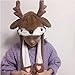 Felpa Animal Ear Hat Conejo Oreja móvil con Airbag Cap Ears LED...