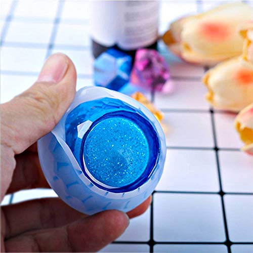 Resin Molds Silicone Kit 20Pcs,Epoxy Resin Molds Including Sphere,Cube,Pyramid,Square,Round, Used For Create Art,Diy,Ash Trays,Coasters,Candles.bonus Decorative Sequins And The Complete Set Tools #TOP5