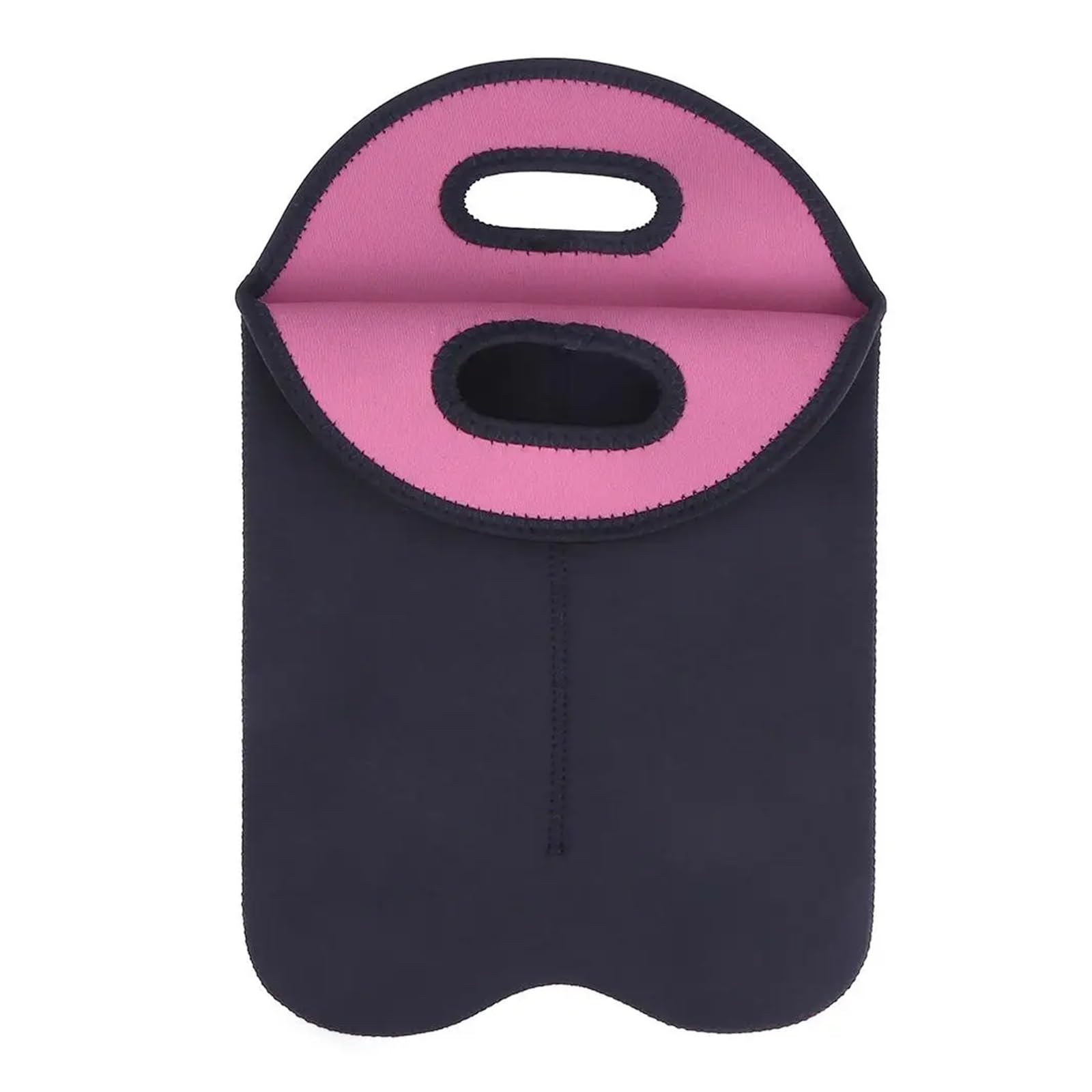 Geschenkverpackung für Flaschen, Isolierte Kühltasche aus Neopren for Weinflaschen mit Griff, mehrfarbig(Pink)