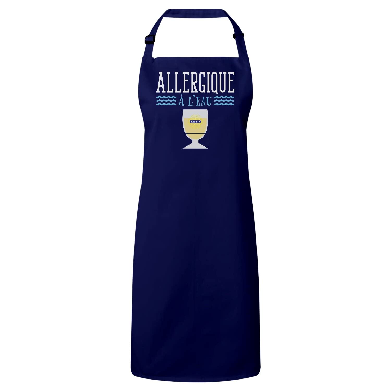 Tablier cuisine Pastis Allergique à l'Eau pour apéro