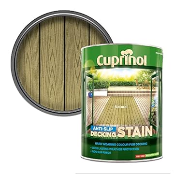 Cuprinol 5097040 Anti-Slip Decking Stain Exterior Woodcare, Natural