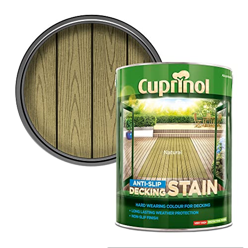 Cuprinol 5097040 Anti-Slip Decking Stain Exterior Woodcare Natural