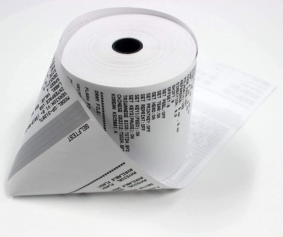 REVALS 57MM x 15 mtr (2 Inch) (55 GSM) Thermal Paper roll ideal for Billing, POS Machine Credit Card Swipe Machine Roll (57mm x 15mtr - 10 Rolls) 2