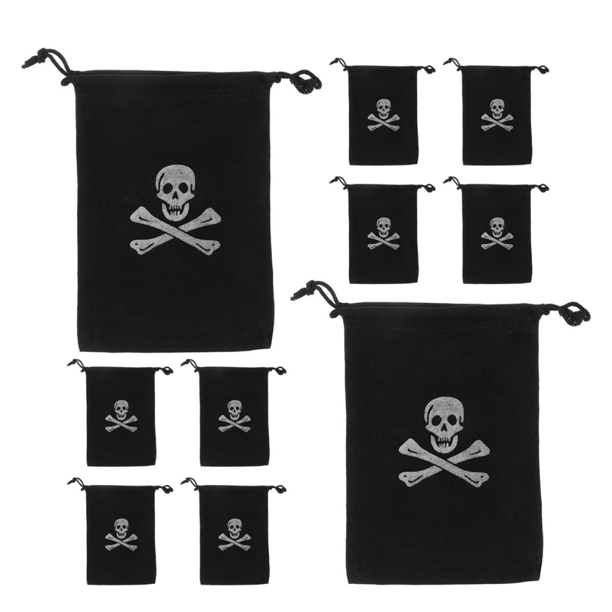 Gatuida 30 Piezas Bolsas Cordón para Halloween Bolsas para Monedas Doradas para Fiesta Temática