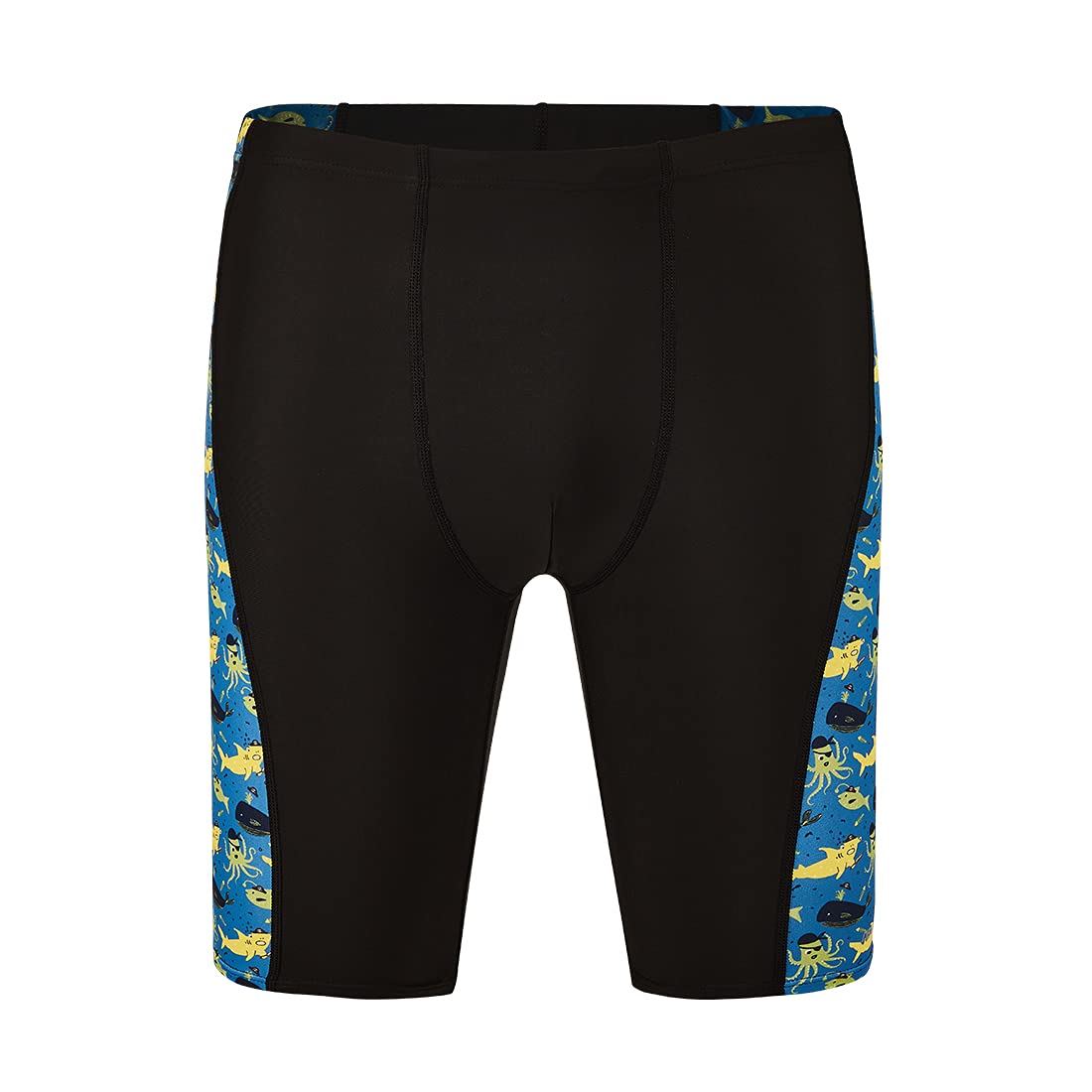 DEVOROPA Boys Swim Jammers Youth Competitive Swim Team Trunks Racing Swimsuit Athletic Swimming Shorts Slim/Standard/Husky