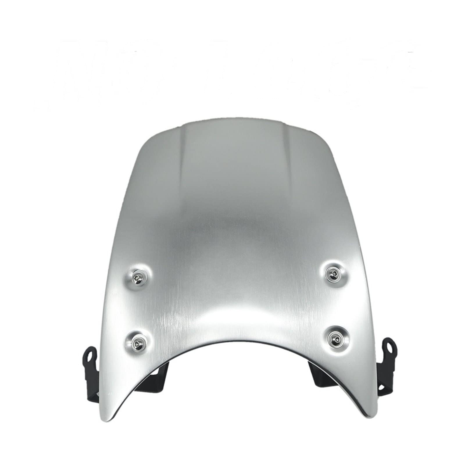 Parabrezza Moto Moto Cupolino Parabrezza Deflettore del Vento per B&MW R Nove T RNINET per Racer Puro Urbano Scrambler 2014-2022 (Colore : Argento)