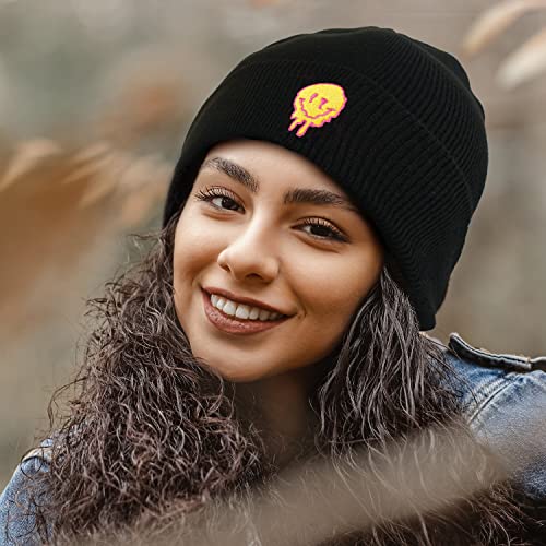 Image of Cool Graphic Beanie for Men and Women - Black