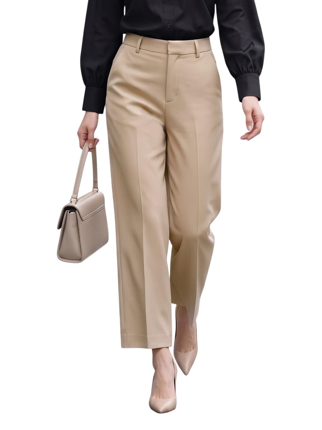 style quotient Women Black Formal Pants-picture-10