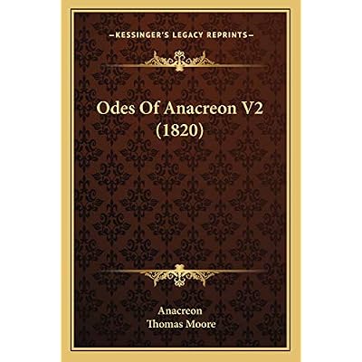 Odes Of Anacreon V2