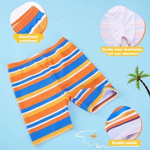 Kids Swimsuit Boys Two Pieces Shark Swimsuit Toddler Rash Guard and Trunk3