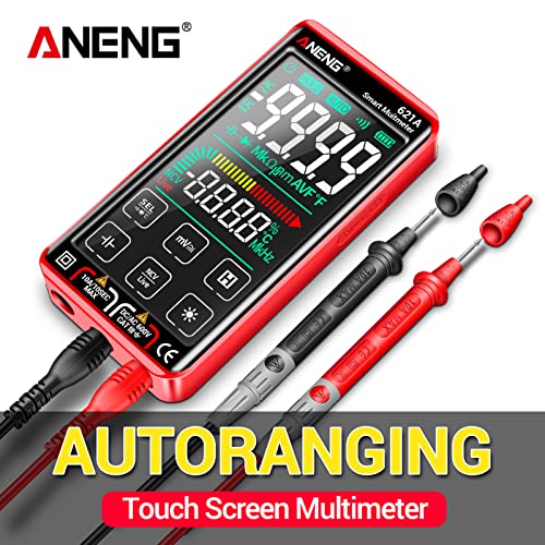 Multimètre numérique portable intelligent à écran tactile Karlak 621A voltmètre 999 comptes - 6