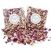 Produktbild Azazaza 10 Packungen Hochzeitskonfetti, Getrocknete Blumen Konfettikanone Natürliches Rosenblüten Getrocknet, Biologisch Abbaubare Blütenkonfetti Rose Blütenblätter für Hochzeit Party Dekoration