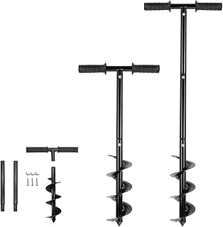 Auger Drill with Non-Slip Handle Post Hole Digger