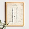 Nacnic-poster met Kinetoscopio-patent 2. Film met oud design-patent op A3-formaat en vintage achtergrond Nacnic-poster met Kinetoscopio-patent 2. Film met oud design-patent op A3-formaat en vintage achtergrond