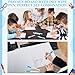 Sayglossy 48 Pcs Privacy Folders for Students Dry Erase Desk Dividers for Students with Markers Set Dry Erase Board Back to School Classroom Desks Supplies
