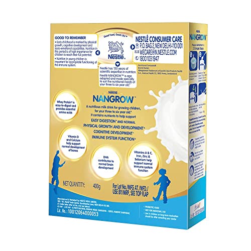 Image of Nestle Everyday Shahi Ghee, 1L & Nestle NANGROW Nutritious Milk Drink for Growing Children (3-6 years), Creamy Vanilla, 400g