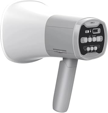Powerful Megaphone Handheld Voice Amplifier Megaphone With Volume Control Portable Speaker For Outdoor Powerful Bullhorn