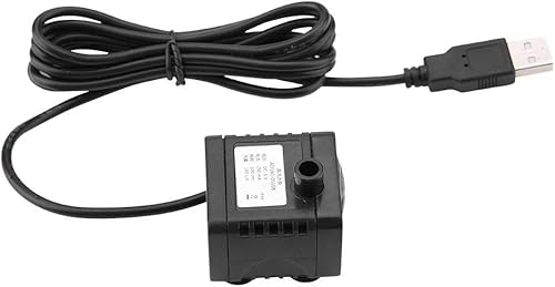Miniatura 7 de Bomba sumergible de circulación de agua USB DC 5 V, mini bomba de circulación sin escobillas para peces y estanques pequeños