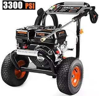 TACKLIFE Gas Pressure Washer 3300PSI at 2.6GPM 6.5 Peak HP with Power Engine