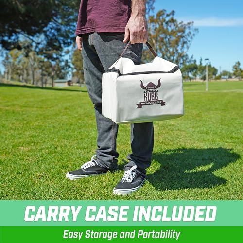 GoSports Regulation Size Kubb Viking Clash Toss Game Set for Kids & Adults - Thumbnail 6