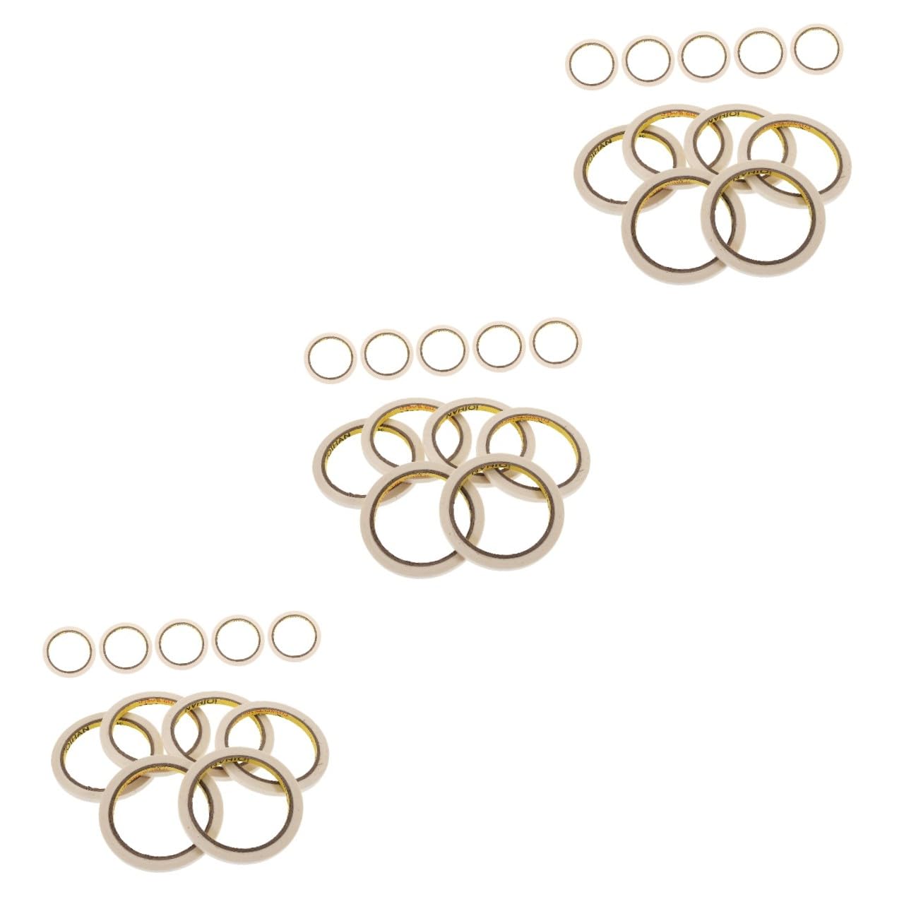 Artibetter 3 Sätze Kreppband Dünnes Abdeckband Für Diy Malerei Und Bastelprojekte Für Verschiedene Oberflächen Wie Papier 20 Rollen * 3