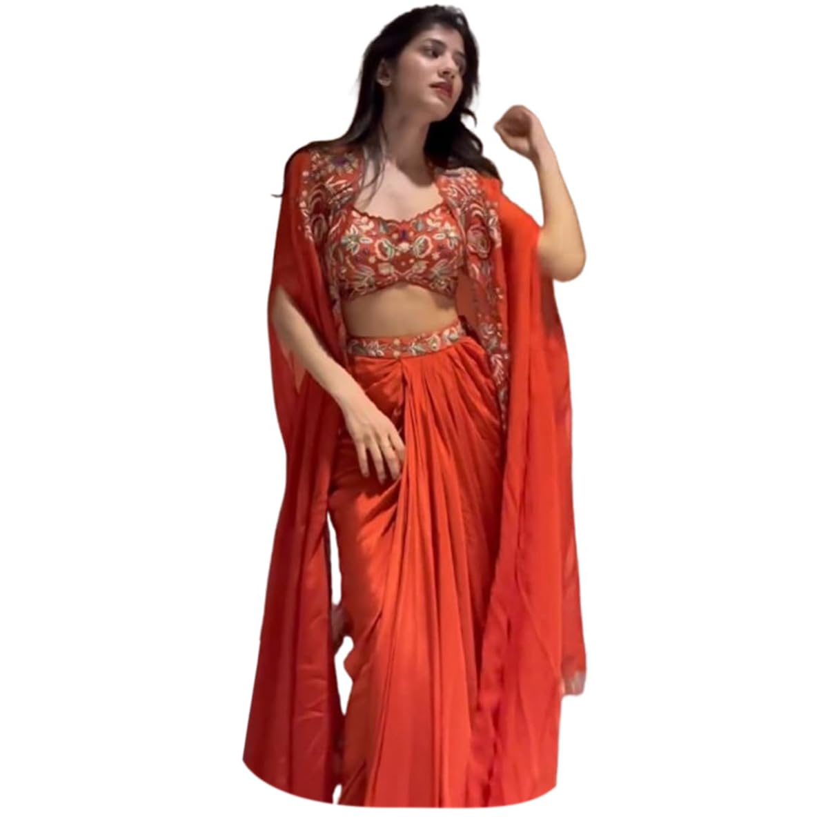 JINIMART WOMEN'S Georgette Stiched Dhoti-suit (SF108-VER-019 Purple1 Free Size) - Review, Price and Buying Guide