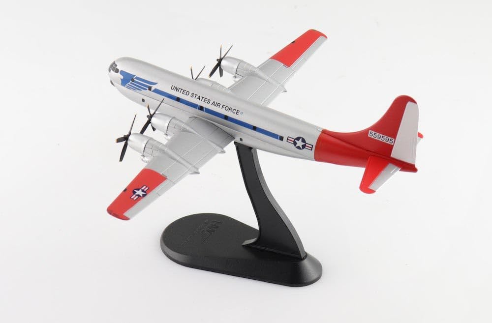 377 C-97G Stratofreighter Transport Aircraft 45-59595, Angel of Deliverance United States Air Force Airliner Series 1/200 Diecast Model by Hobby Master HL4011