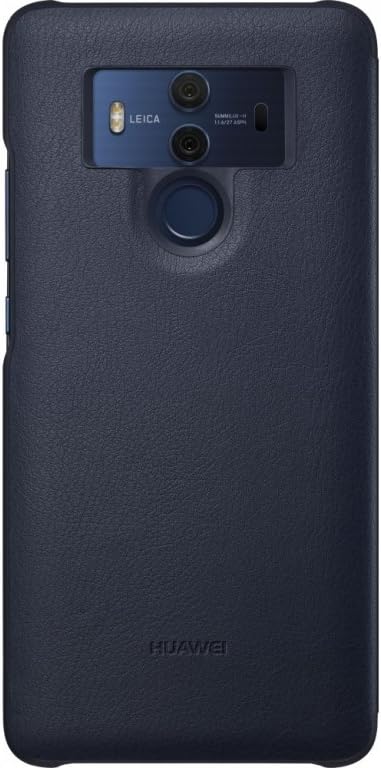 Huawei Mate 10 Pro Flip View Cover, Dark Blue - Suitable for Mate 10 Pro