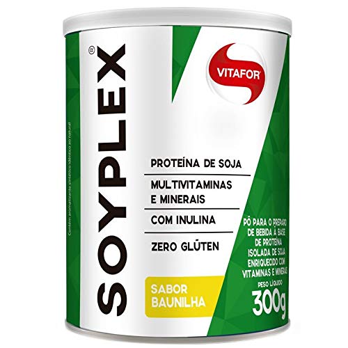 Kit 2 Soy Plex Proteína de Soja Vitafor 300g Baunilha