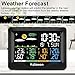 Kalawen Home Wireless Weather Station Multiple Sensors with Atomic Clock, Indoor/Outdoor Thermometer Wireless Humidity Barometer Monitor