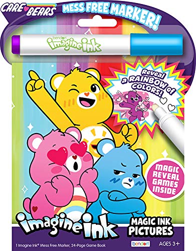 Care Bears 24 Page Imagine Ink Magic Pictures with 1 Mess Free Marker 49804