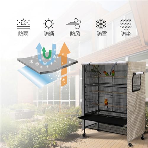 Couverture cage oiseaux occultante bâche protection soleil UV et chat balcon