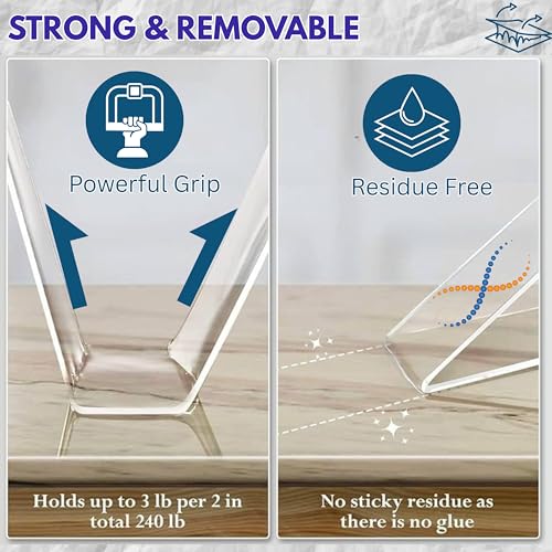 Image of UNIDSC Heavy Duty Double Sided Tape 3 Meter, Strong Adhesive Mounting Tape, Waterproof, Removable, Reusable, Wall Hanging, Multi Surface Use (1 PACK)